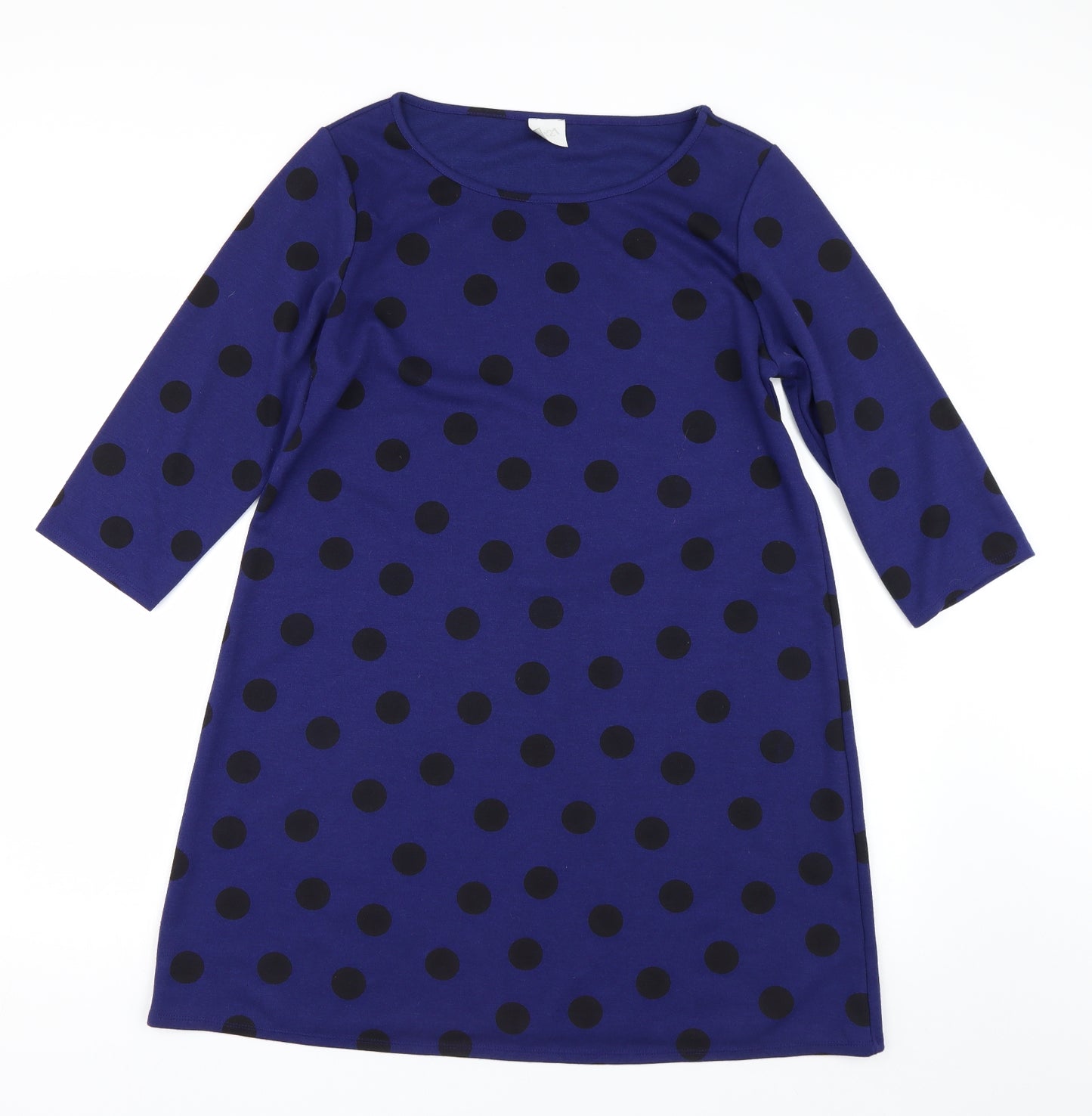 George Womens Blue Polka Dot  Pullover Jumper Size 18
