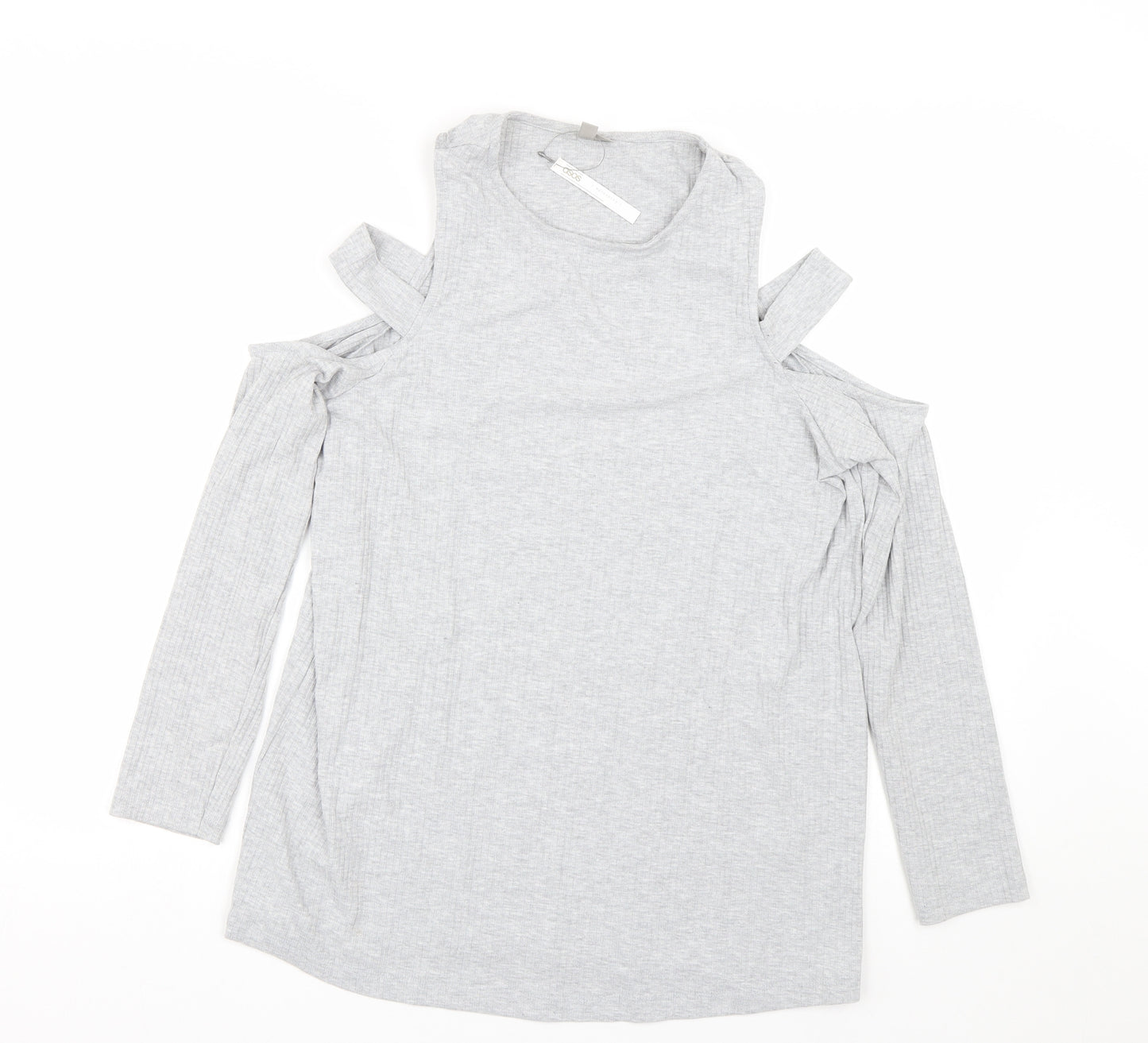 ASOS Womens Grey   Basic T-Shirt Size 12