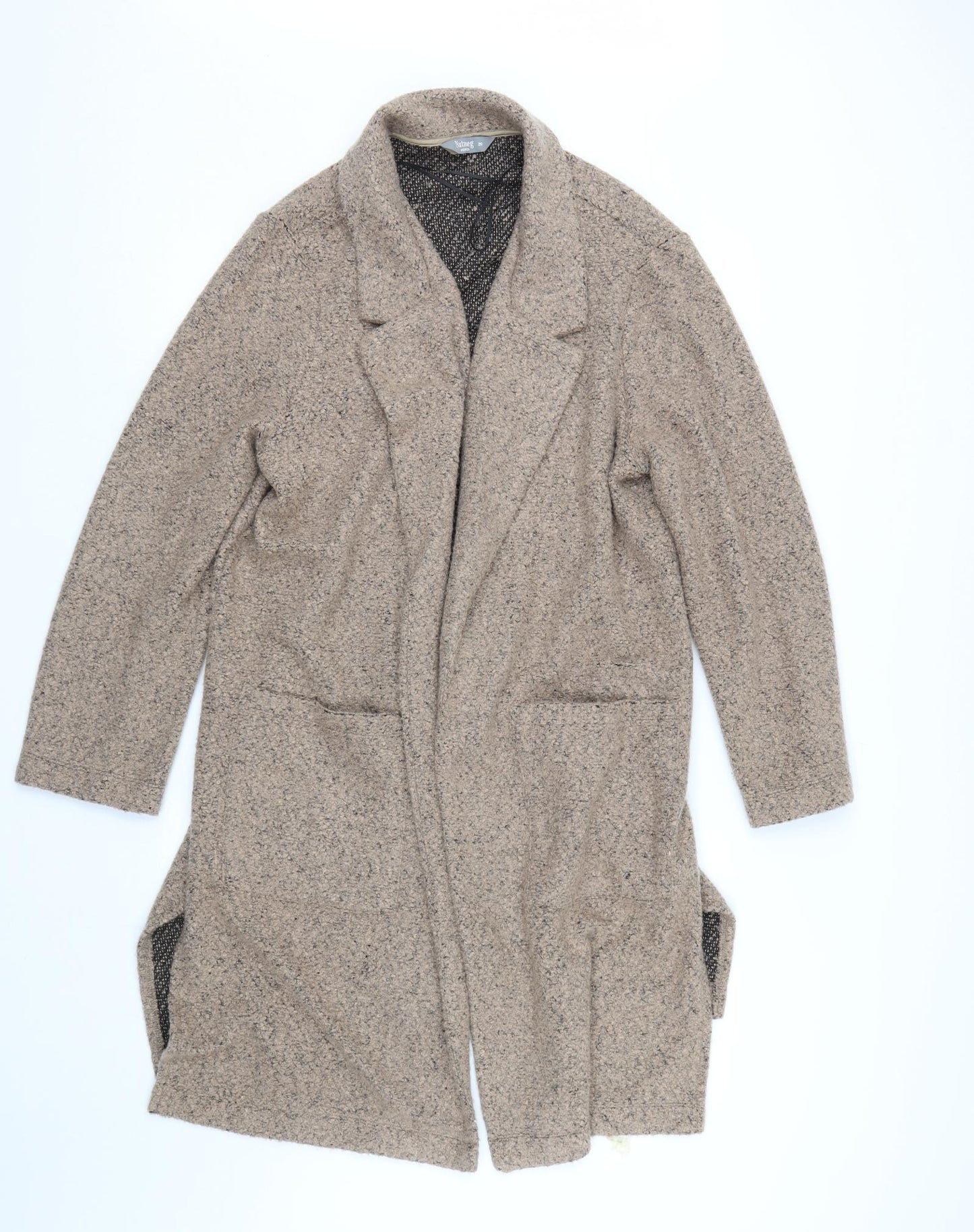 Nutmeg Womens Brown   Overcoat Coat Size 20