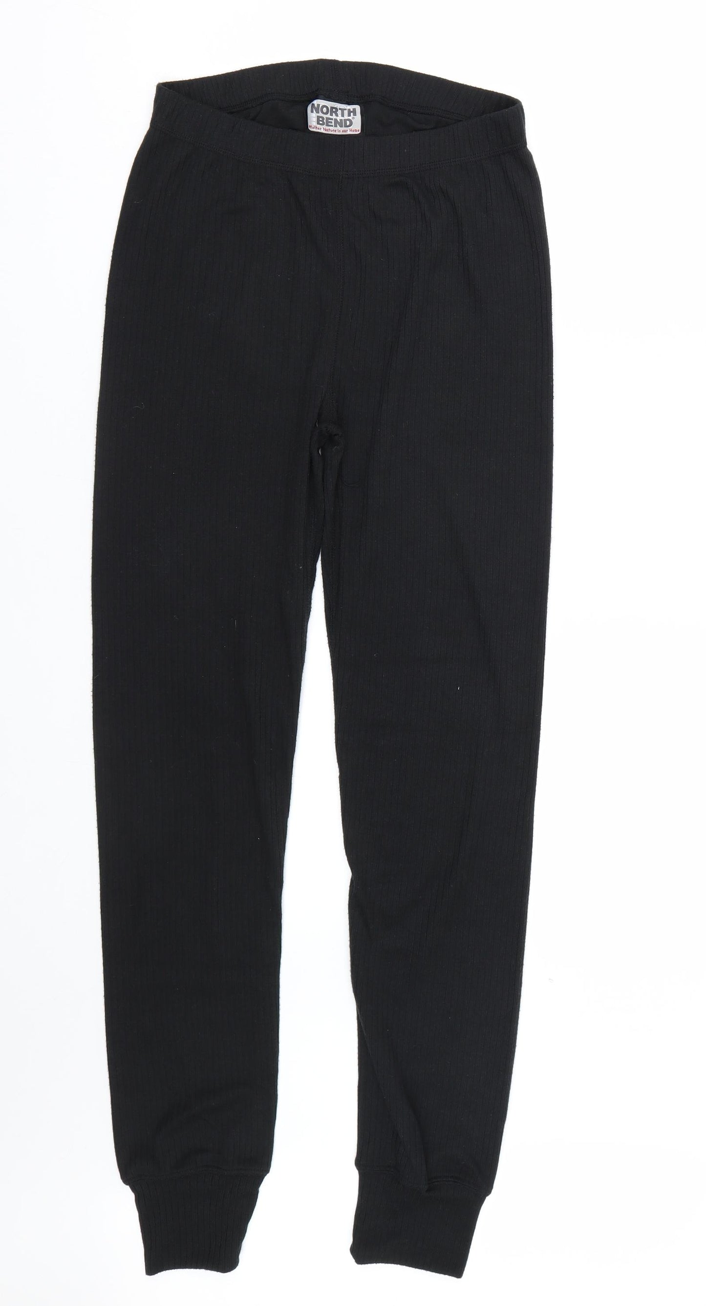 North Bend Womens Black   Capri Leggings Size M L29 in