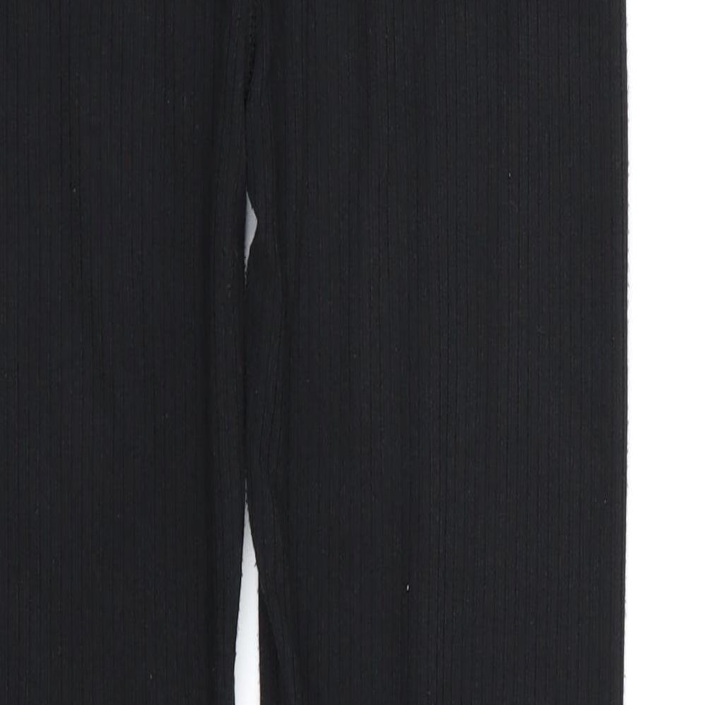 North Bend Womens Black   Capri Leggings Size M L29 in