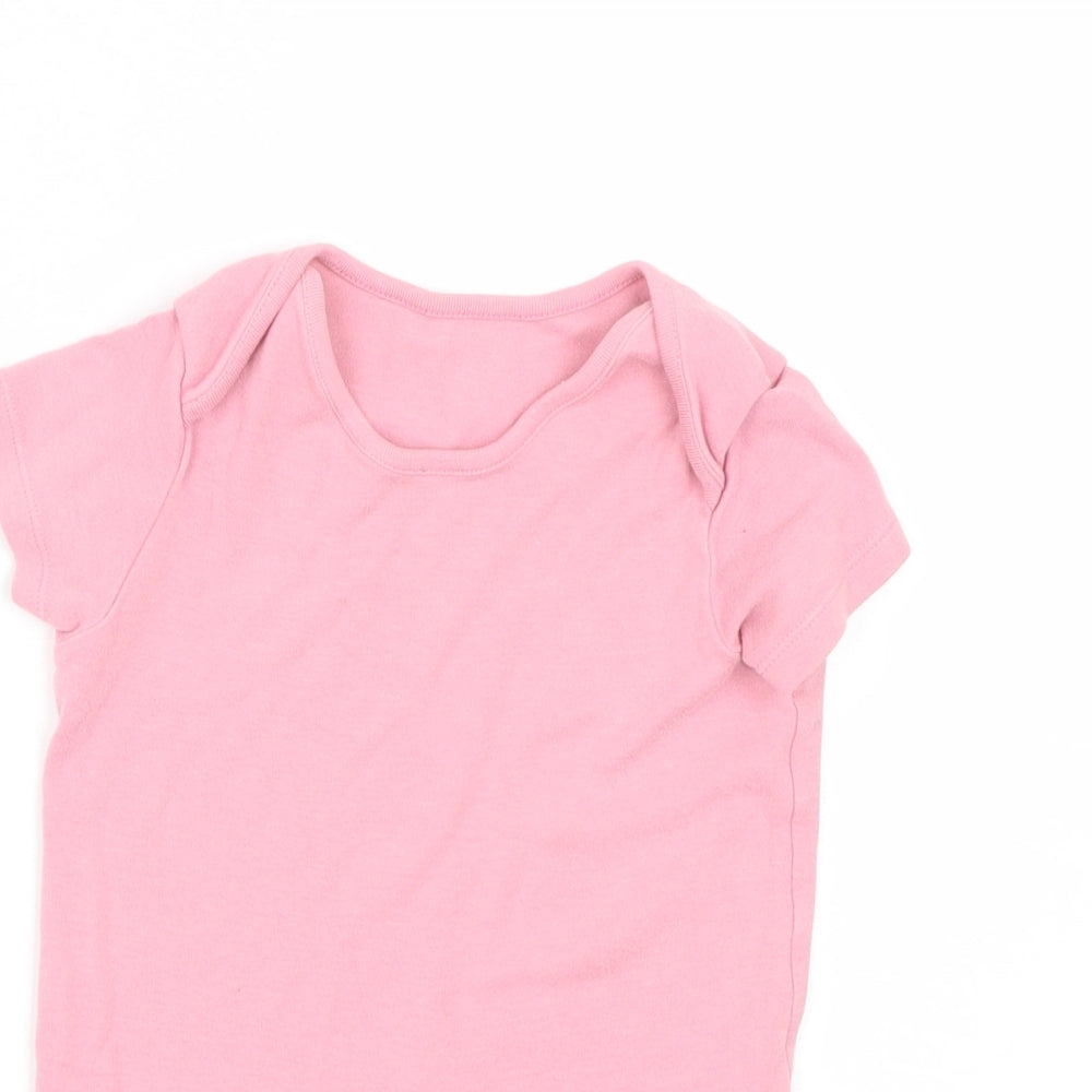 F&F Girls Pink   Basic T-Shirt Size 36 Months