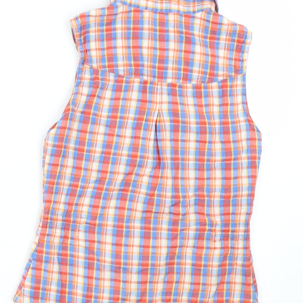 New Look Girls Red Check  Basic Button-Up Size 13 Years