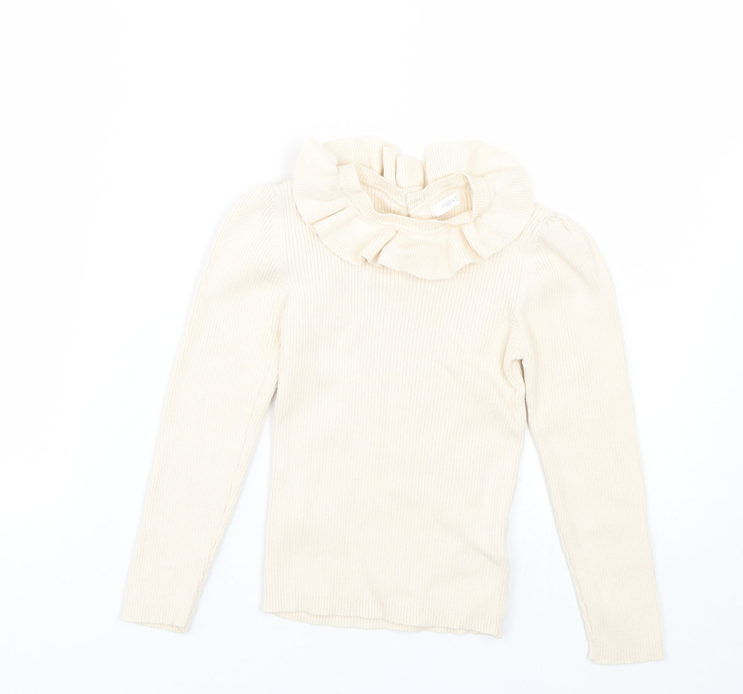 NEXT Girls Beige   Pullover Jumper Size 3-4 Years
