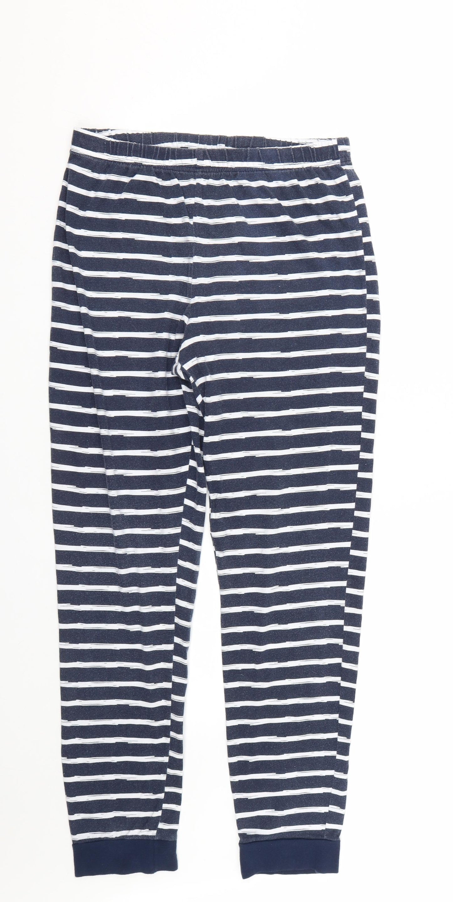 Matalan Womens Blue Striped  Cami Pyjama Pants Size S