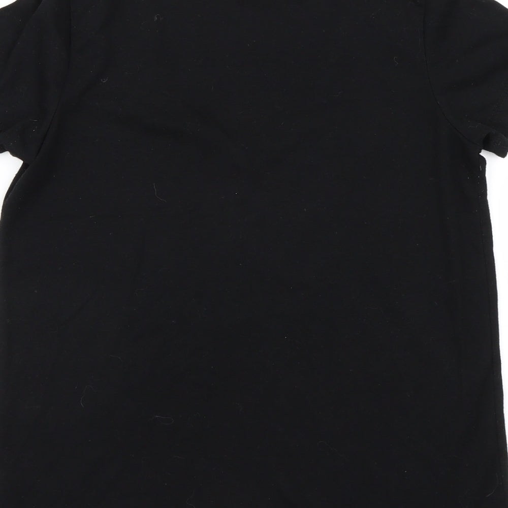 Red Herring Womens Black   Basic T-Shirt Size 8