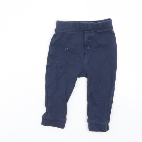 George Baby Blue   Jogger Trousers Size 6-9 Months