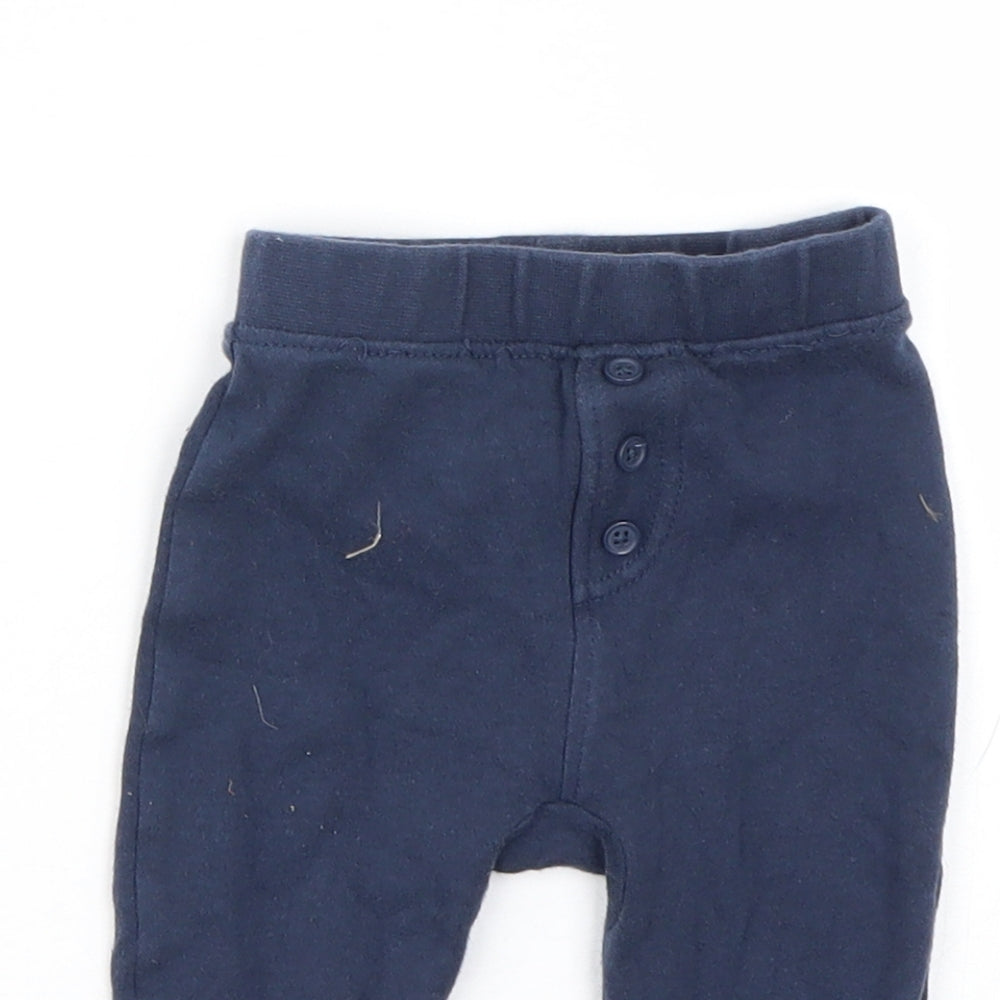 George Baby Blue   Jogger Trousers Size 6-9 Months