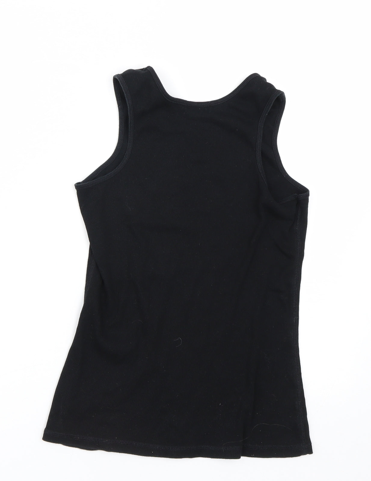 River Island Girls Black   Basic Tank Size 11-12 Years