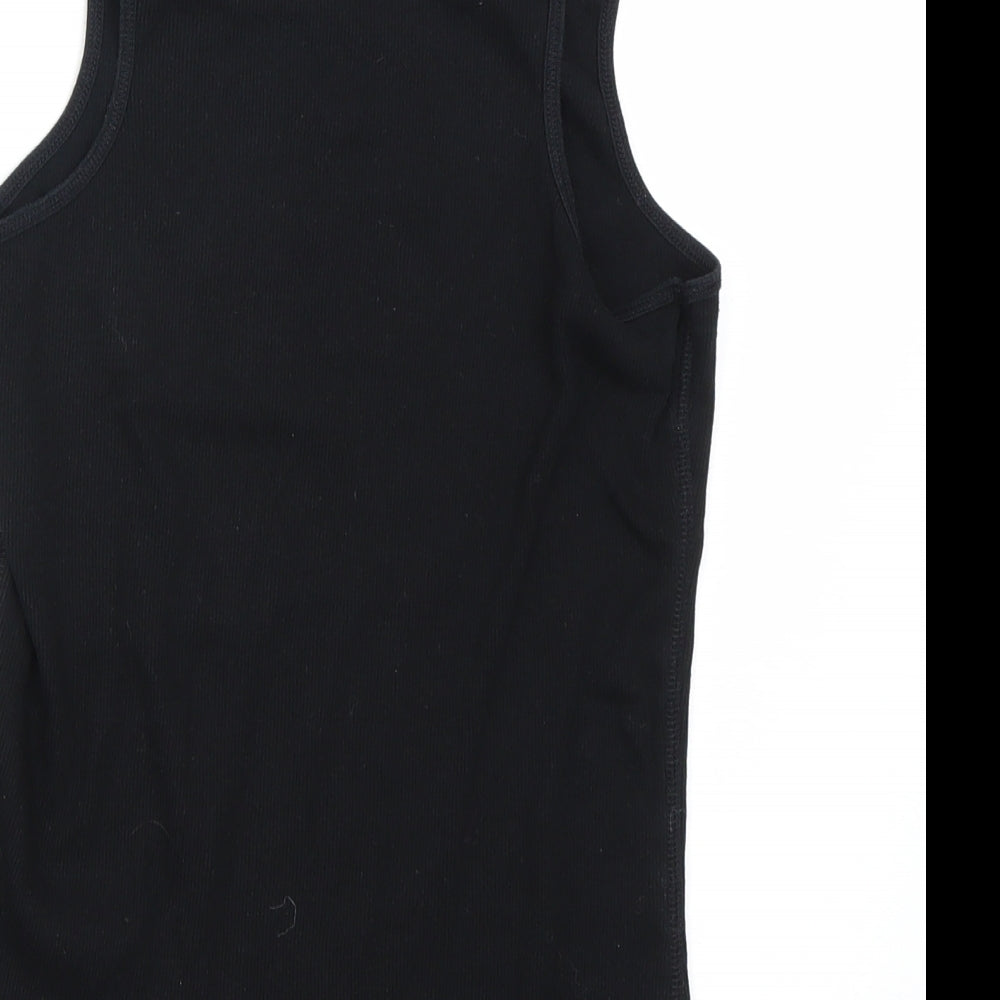 River Island Girls Black   Basic Tank Size 11-12 Years