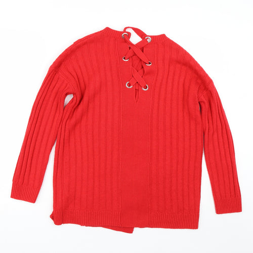 ASOS Womens Red   Pullover Jumper Size 8