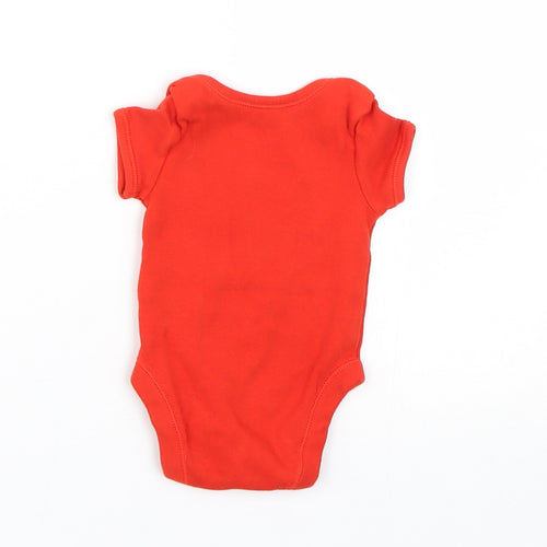 George Baby Red   Babygrow One-Piece Size 0-3 Months  - First size 4.1kg