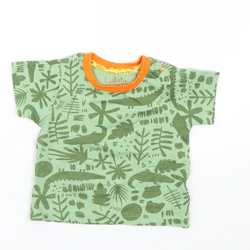 Baby Baby Green Floral  Basic T-Shirt Size 0-3 Months