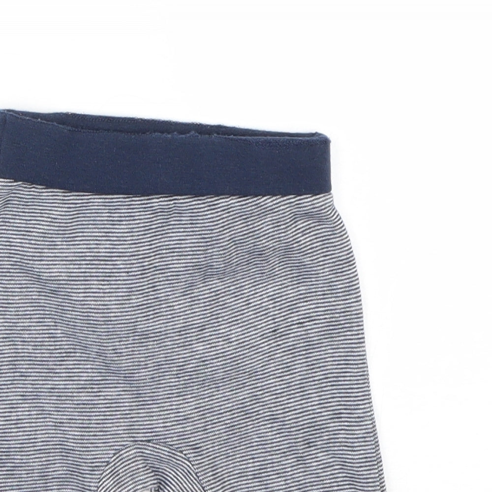 Primark Baby Blue Striped  Jogger Trousers Size 3-6 Months