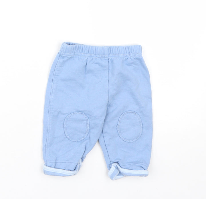 M&Co Baby Blue   Cropped Trousers Size 0-3 Months