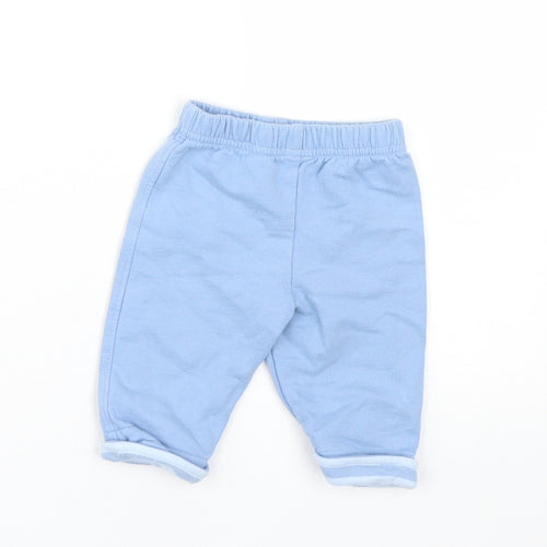 M&Co Baby Blue   Cropped Trousers Size 0-3 Months