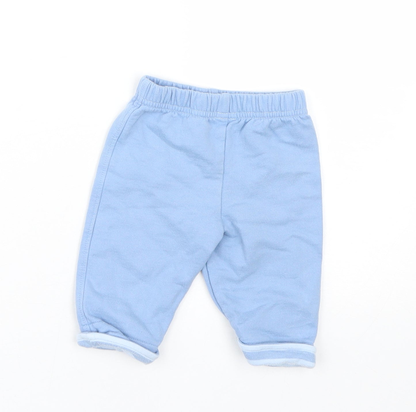 M&Co Baby Blue   Cropped Trousers Size 0-3 Months