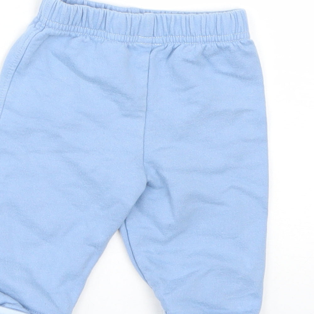 M&Co Baby Blue   Cropped Trousers Size 0-3 Months