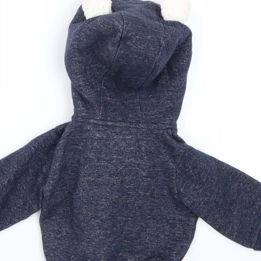 Primark Baby Blue   Full Zip Jumper Size 0-3 Months