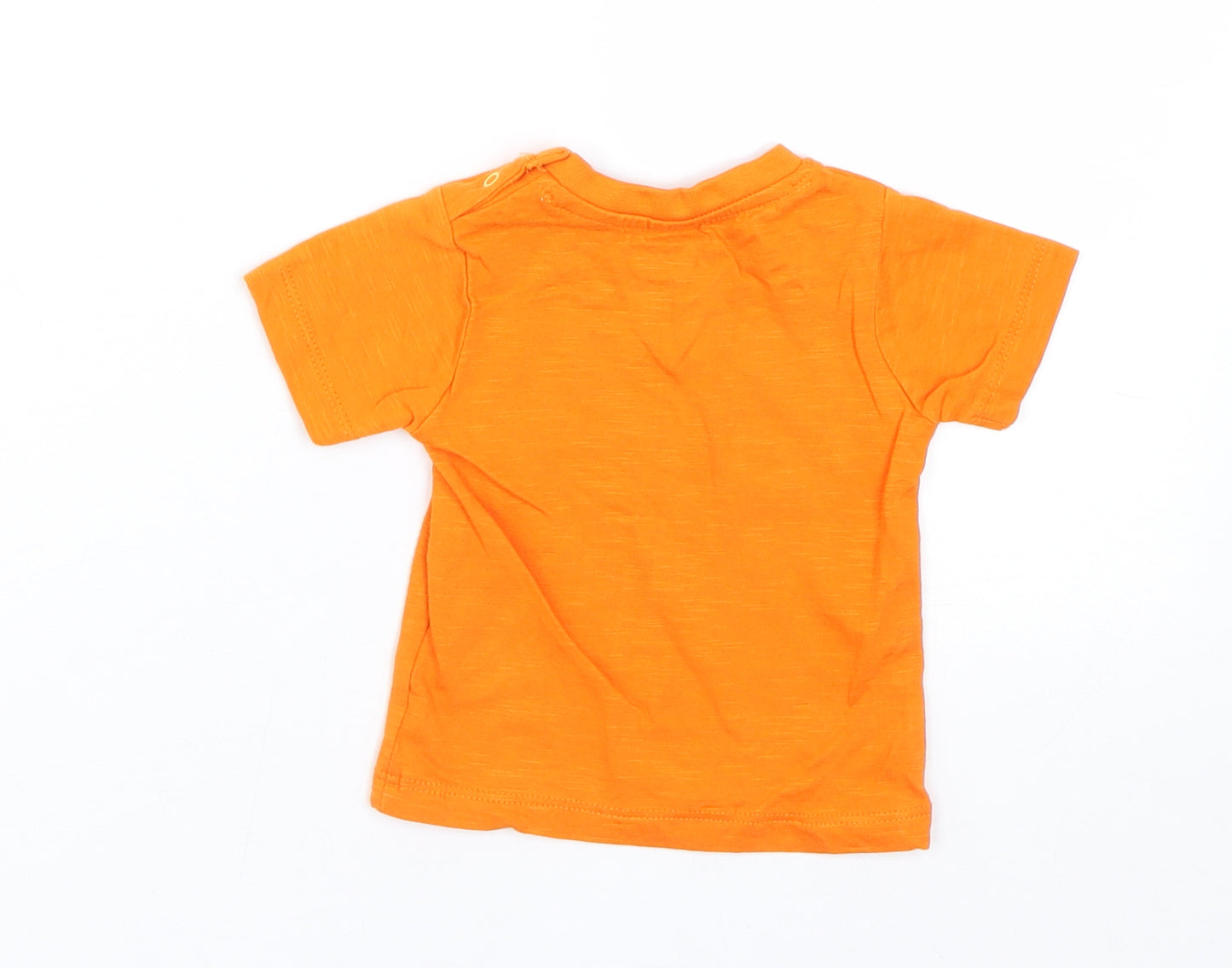 Baby Baby Orange   Basic T-Shirt Size 0-3 Months