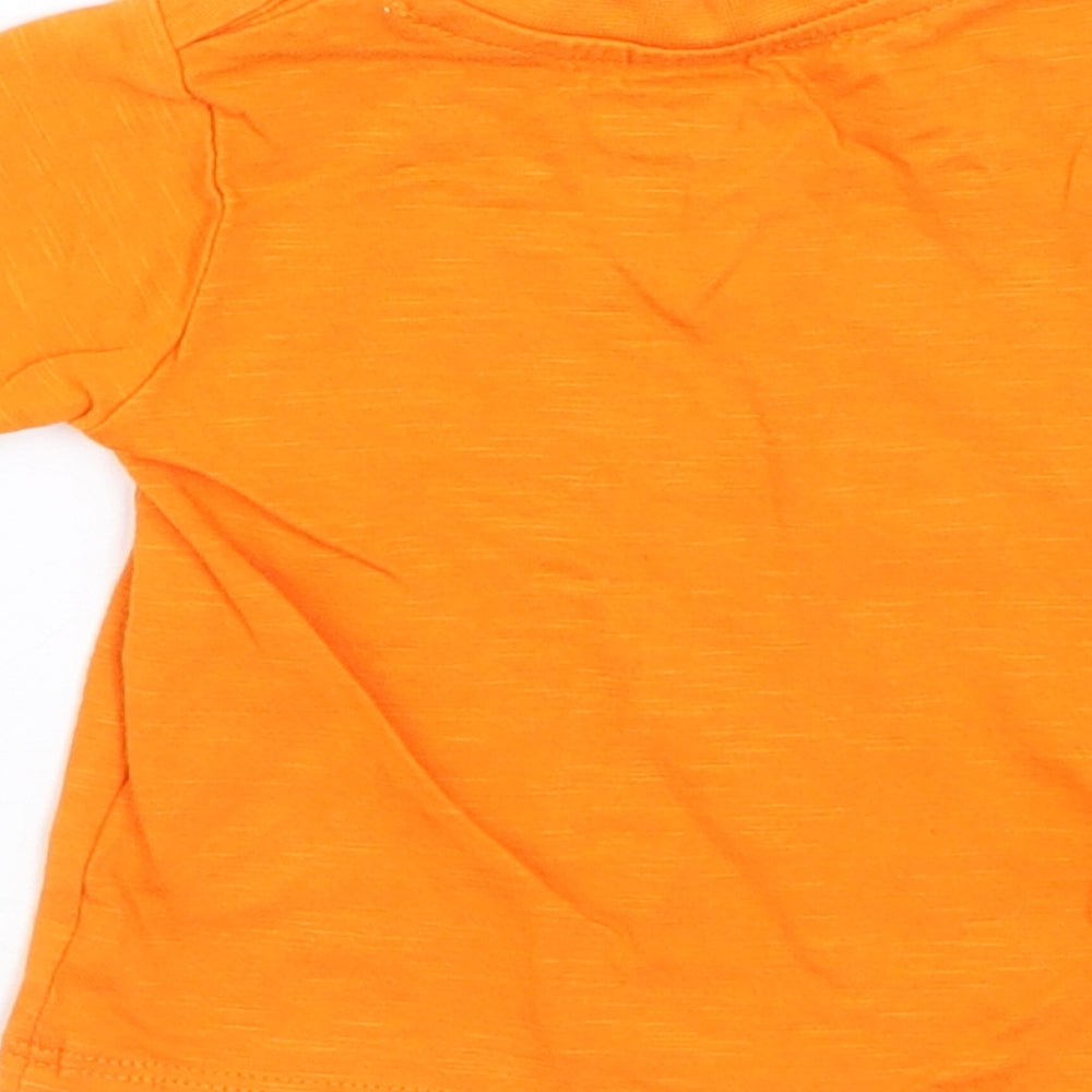 Baby Baby Orange   Basic T-Shirt Size 0-3 Months