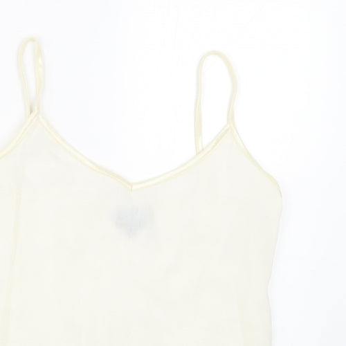 Anagram Womens White   Basic Tank Size L