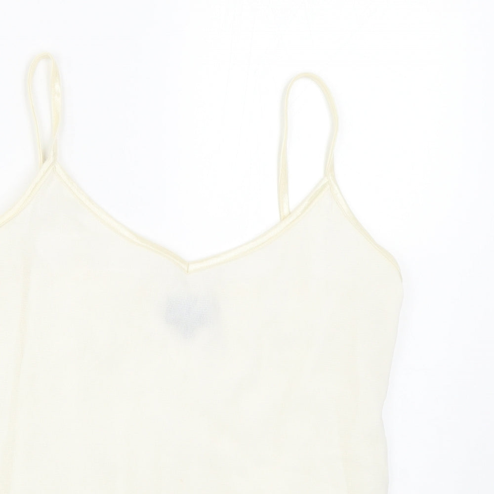 Anagram Womens White   Basic Tank Size L