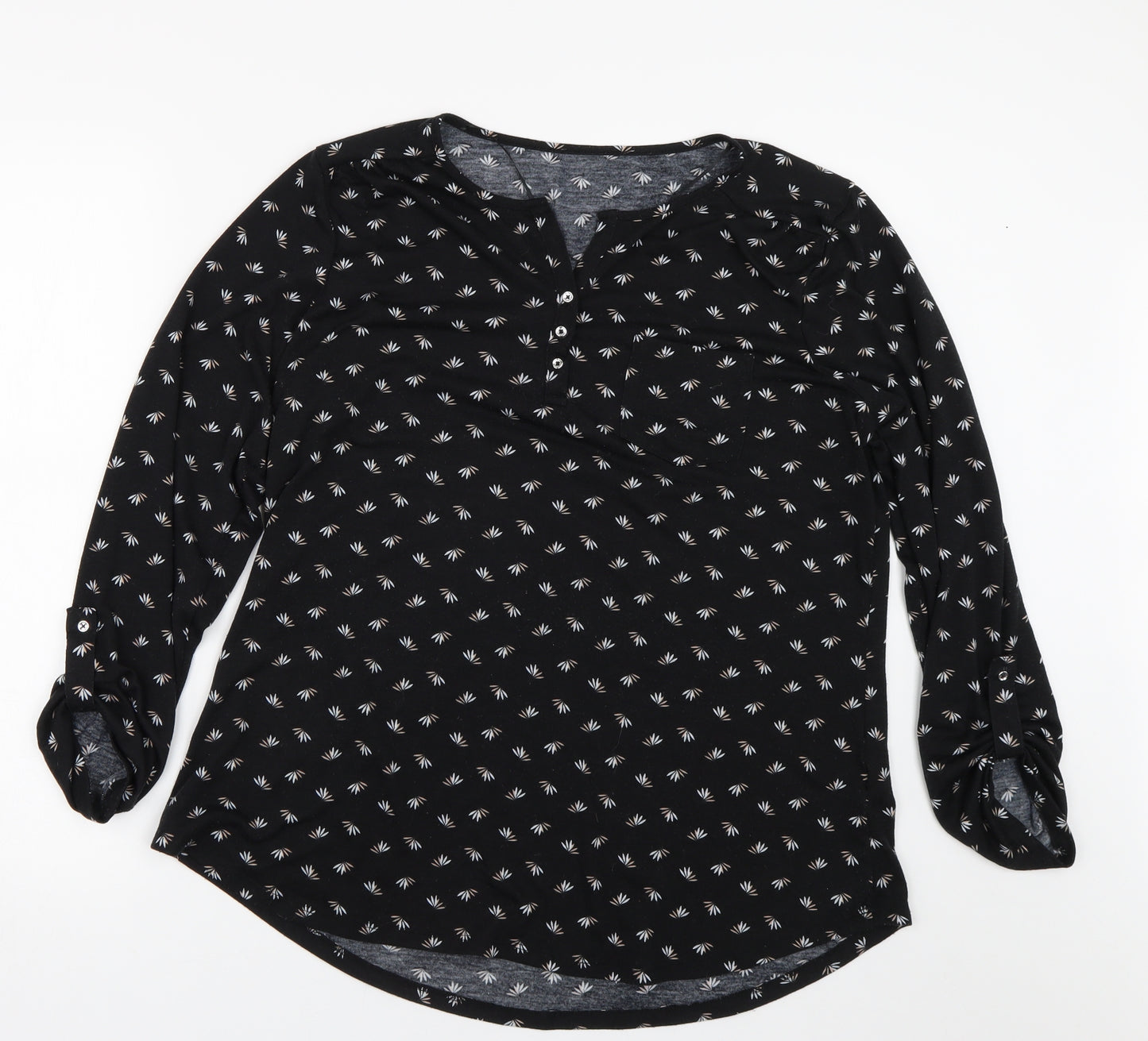 Primark Womens Black   Basic T-Shirt Size L