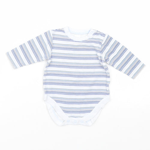 NEXT Baby Blue Striped  Basic T-Shirt Size 3-6 Months