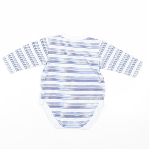 NEXT Baby Blue Striped  Basic T-Shirt Size 3-6 Months