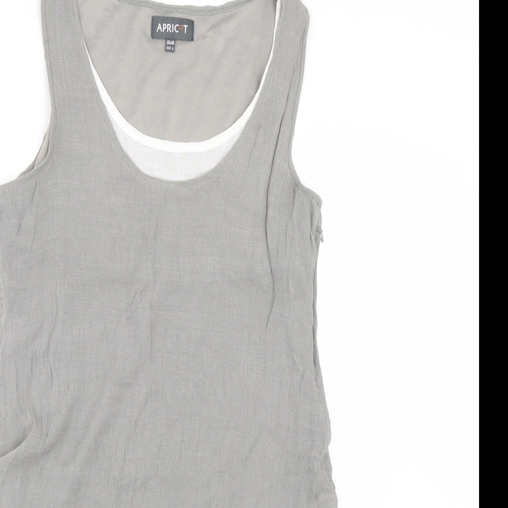 Apricot Womens Grey   Tank Dress  Size 10