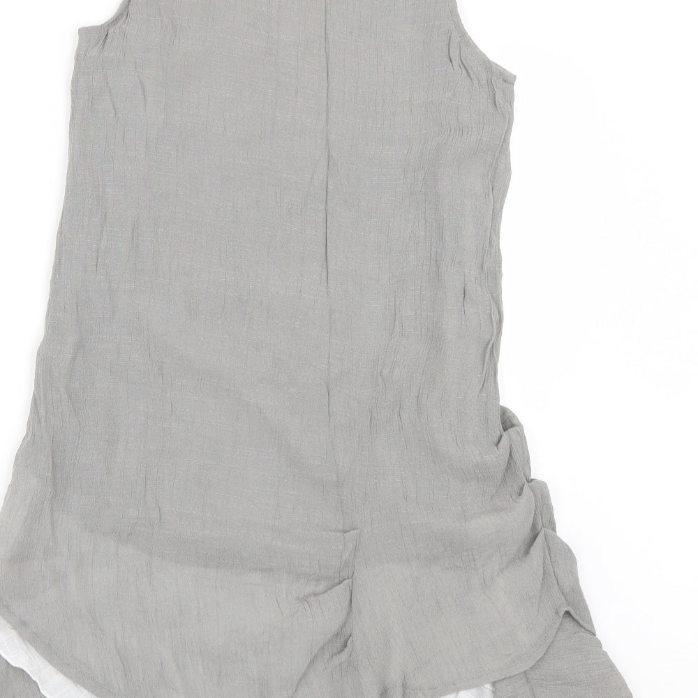 Apricot Womens Grey   Tank Dress  Size 10