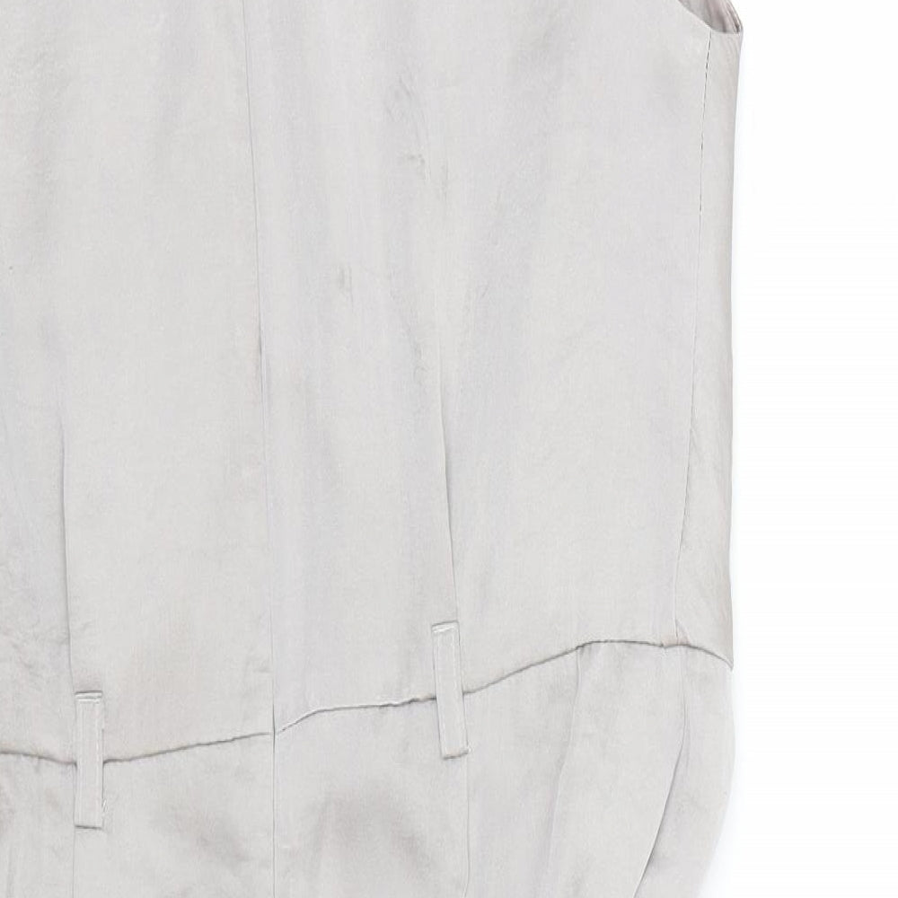 Preworn Womens Silver   Tank Dress  Size 12