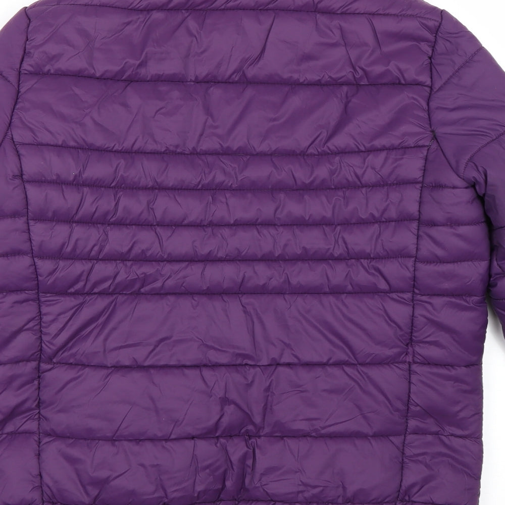 Gelert Womens Purple   Puffer Jacket Coat Size 12