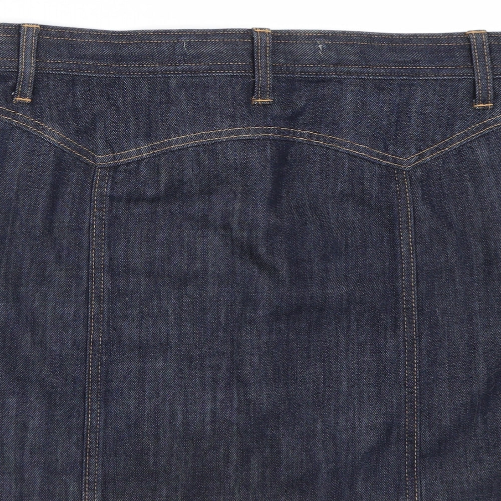 Gap Womens Blue  Denim Mini Skirt Size 10