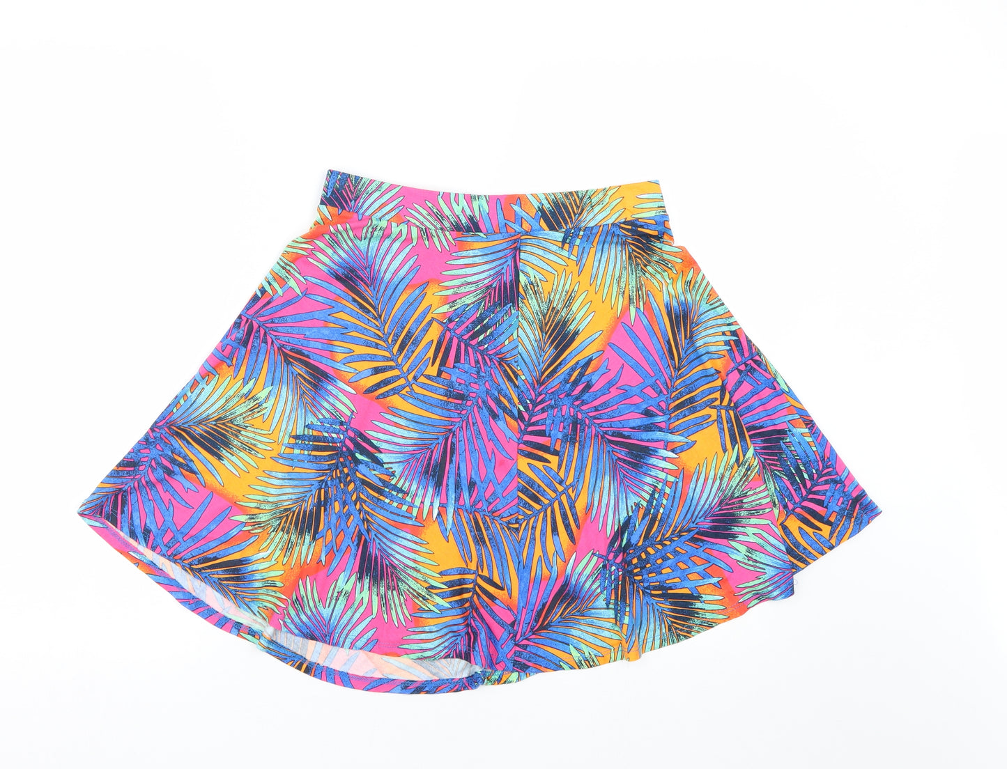George Womens Multicoloured Floral  Skater Skirt Size 10