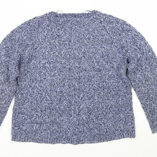 M&S Womens Blue   Pullover Jumper Size 14