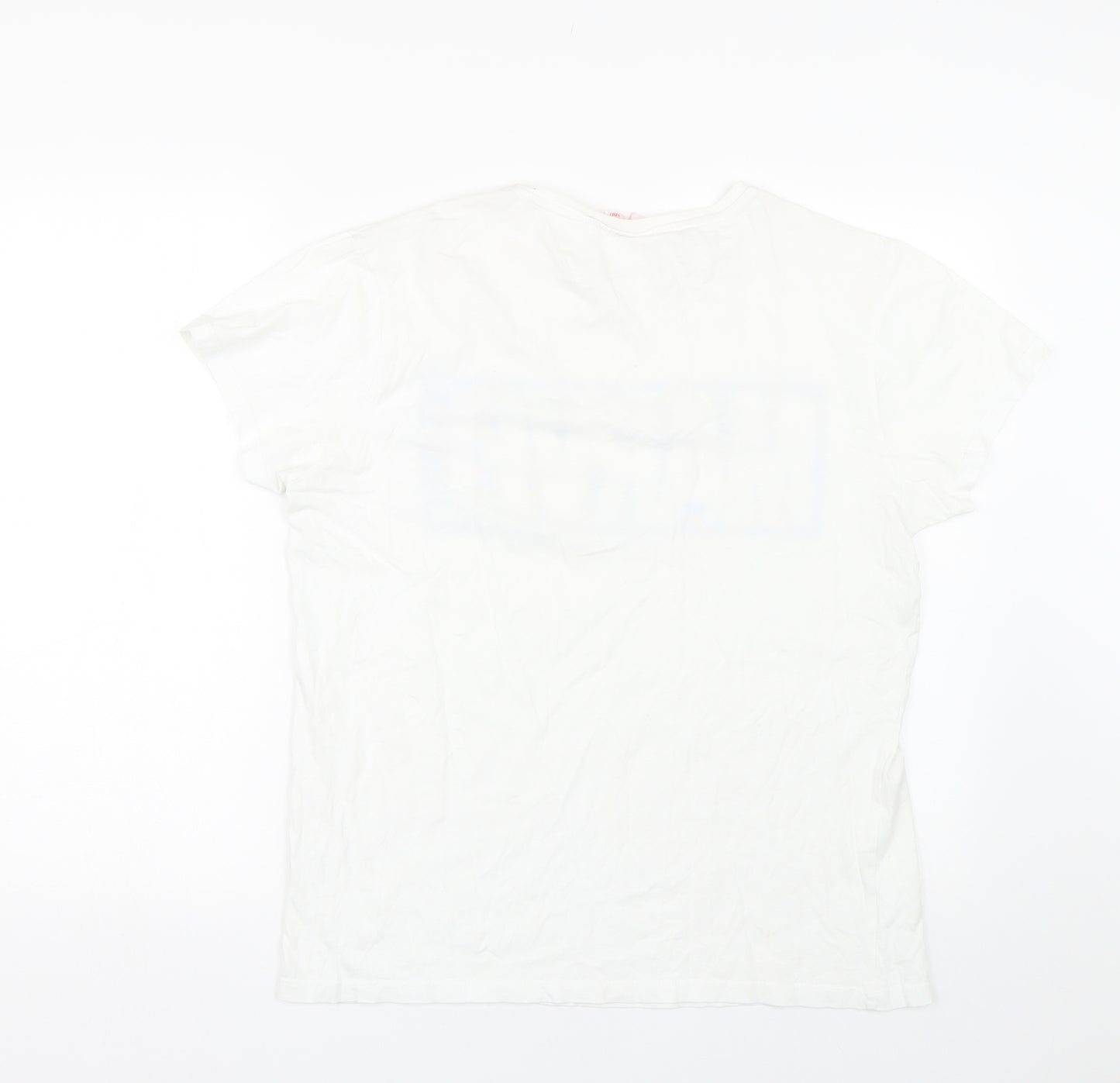 Primark Mens White    T-Shirt Size L  - Marvel