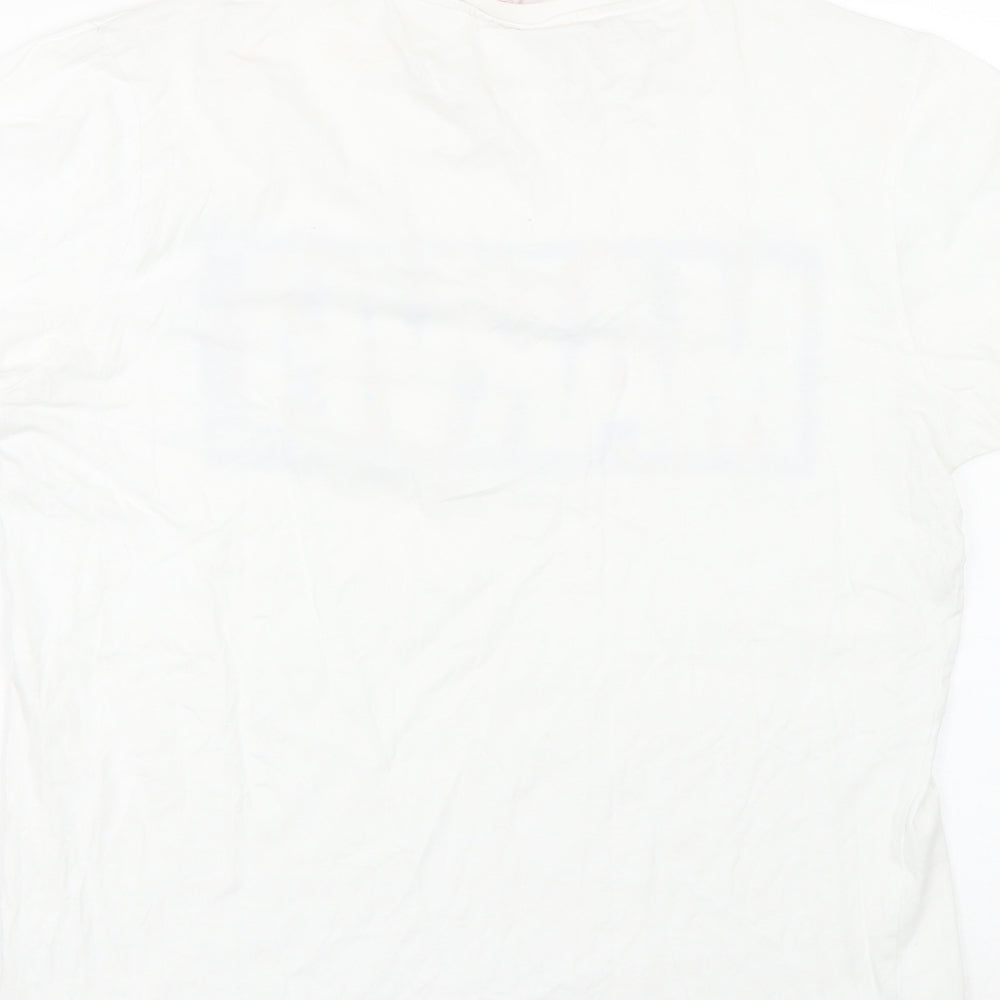 Primark Mens White    T-Shirt Size L  - Marvel