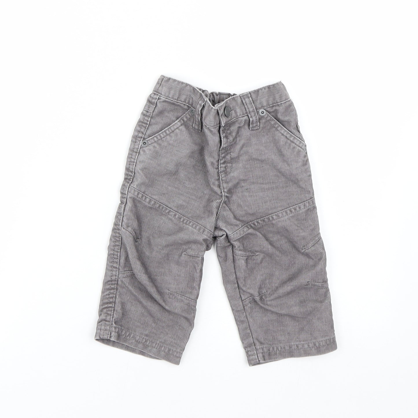 Preworn Boys Grey   Capri Jeans Size 6-9 Months
