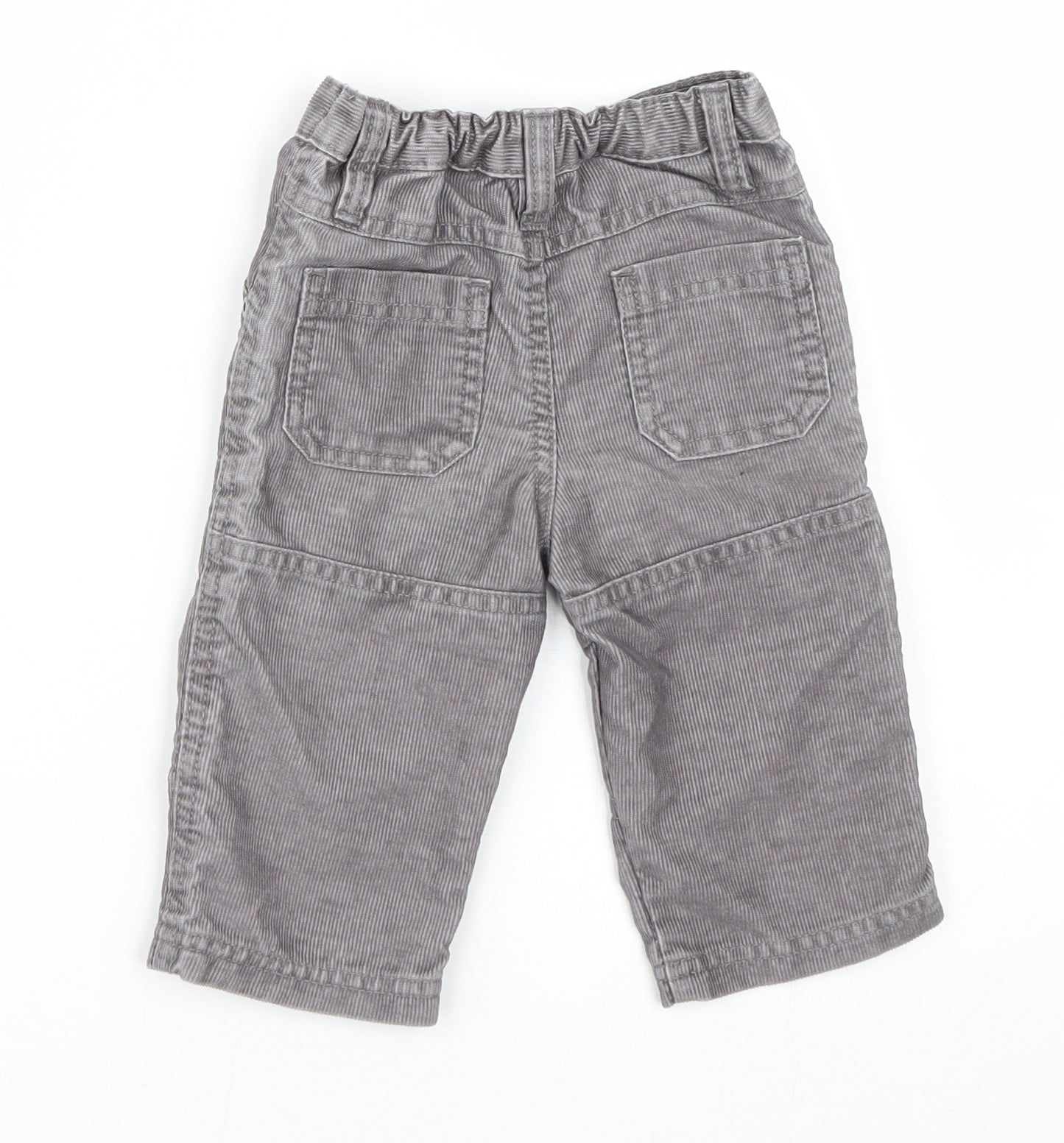Preworn Boys Grey   Capri Jeans Size 6-9 Months