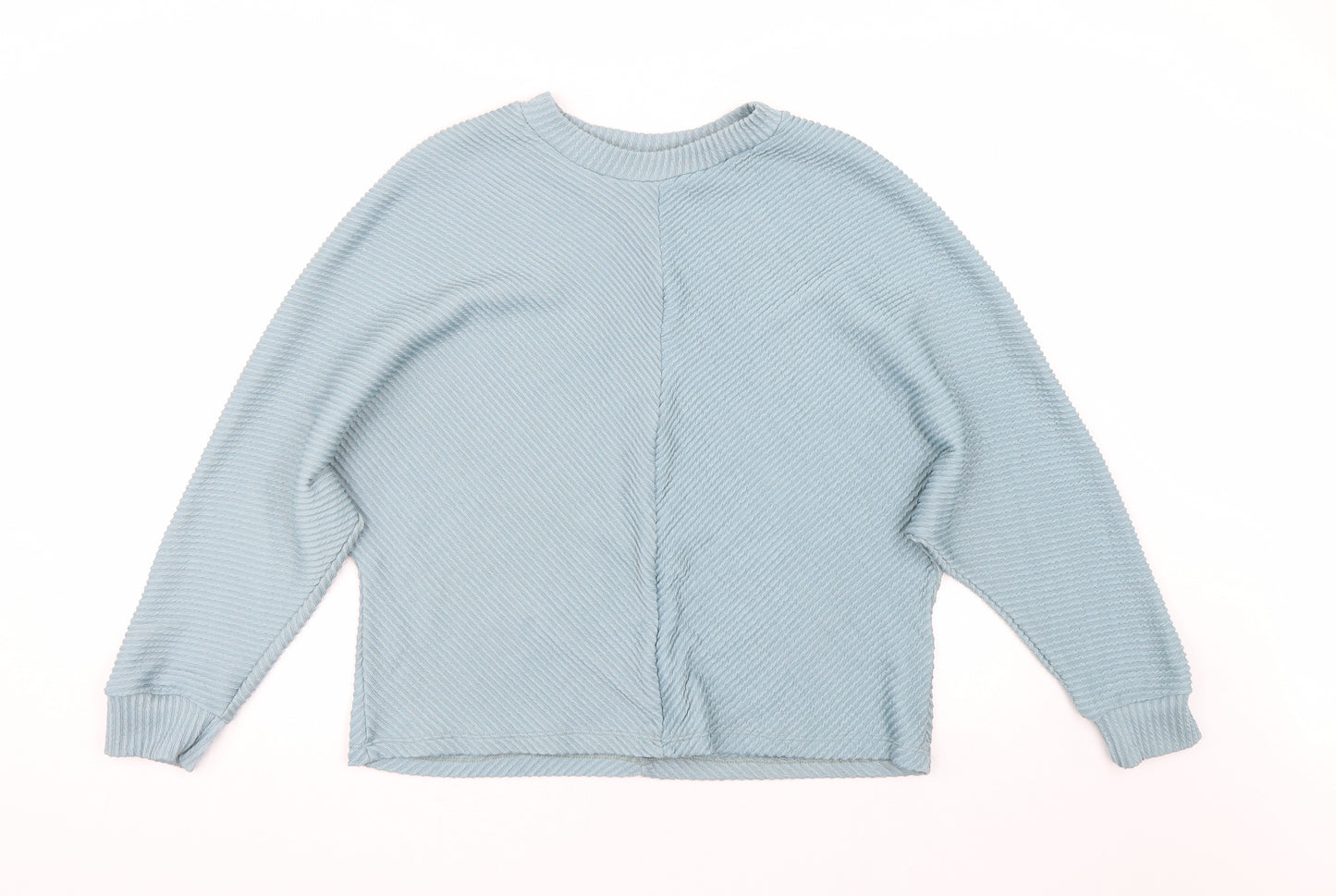 George Womens Blue Striped  Pullover Jumper Size S