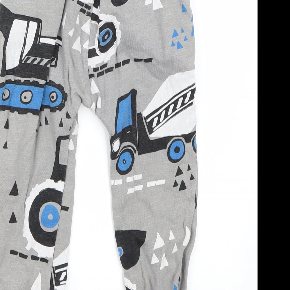 NEXT Boys Grey   Jogger Trousers Size 3-4 Years - Tractors