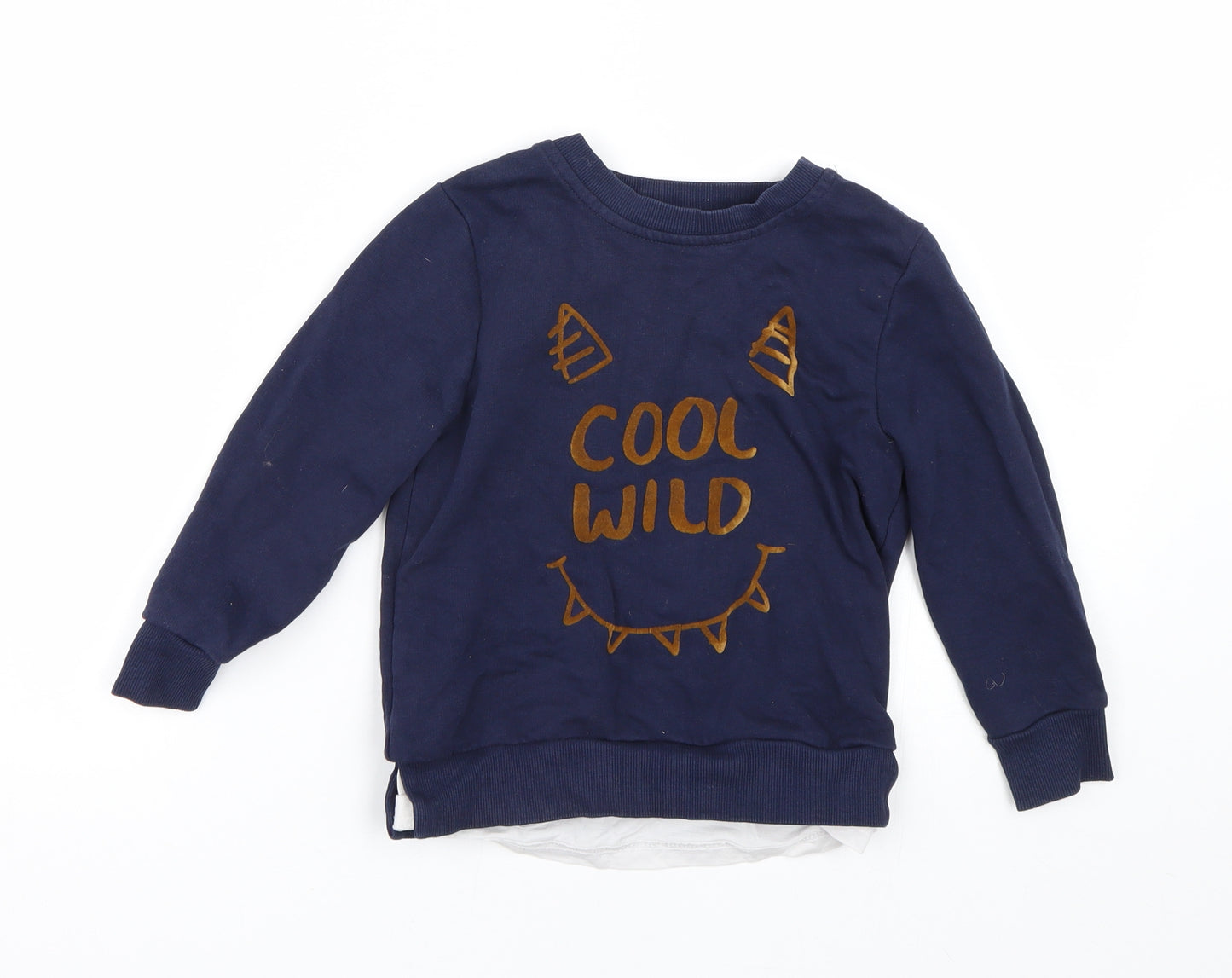 George Boys Blue   Pullover Jumper Size 3-4 Years