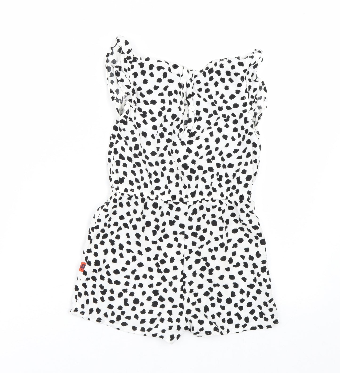 Primark Girls White Polka Dot  Jumpsuit One-Piece Size 5-6 Years