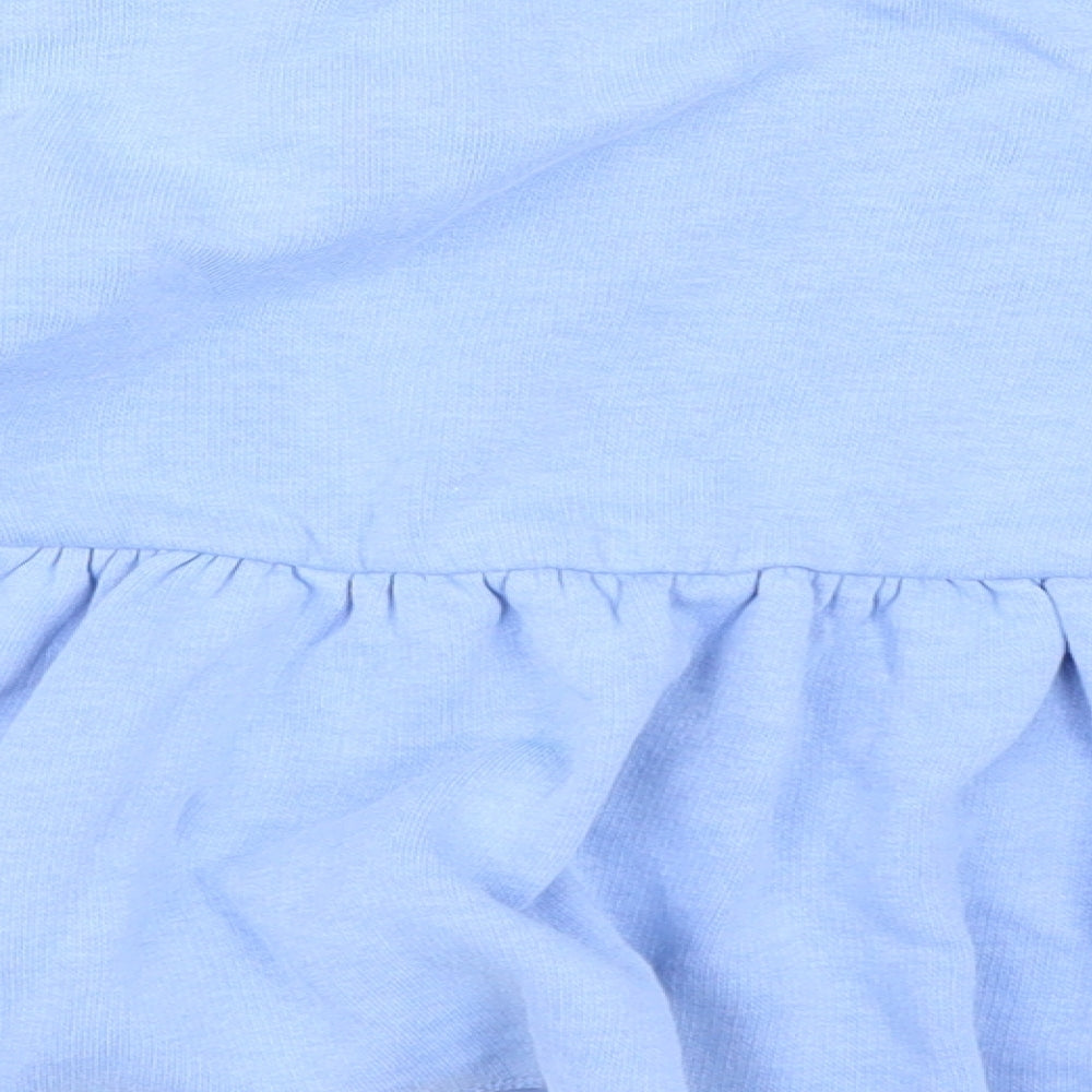 M&S Girls Blue   Pullover Sweatshirt Size 5-6 Years  - Lucky