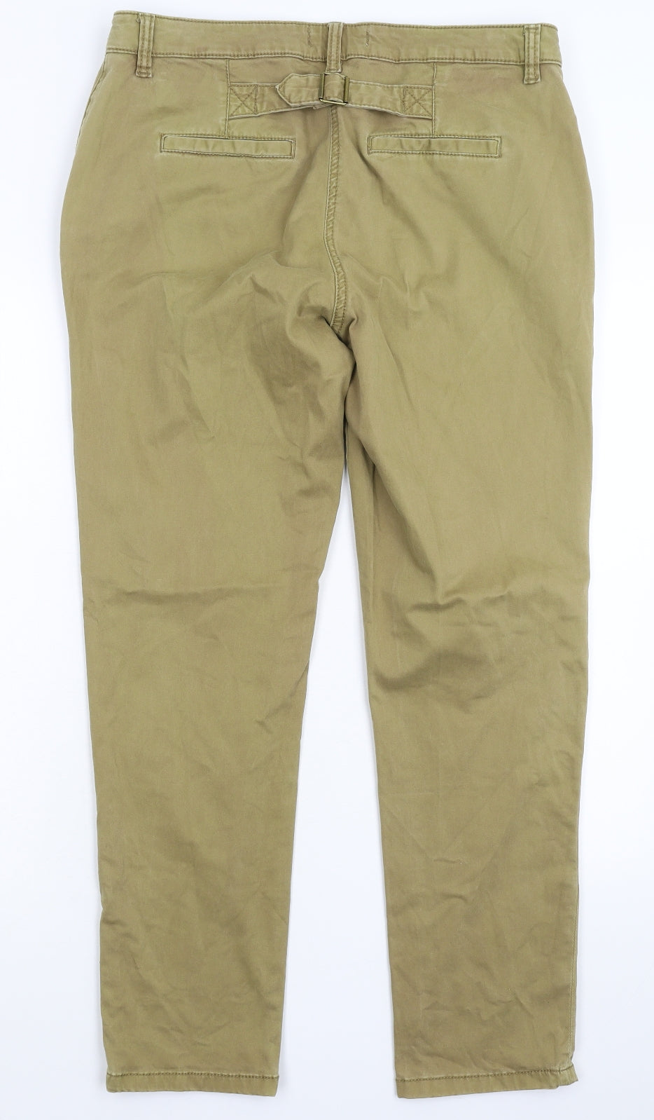 NEXT Womens Beige   Chino Trousers Size 12 L27 in
