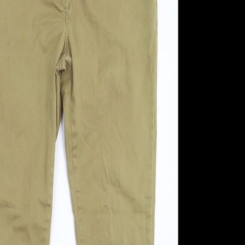 NEXT Womens Beige   Chino Trousers Size 12 L27 in