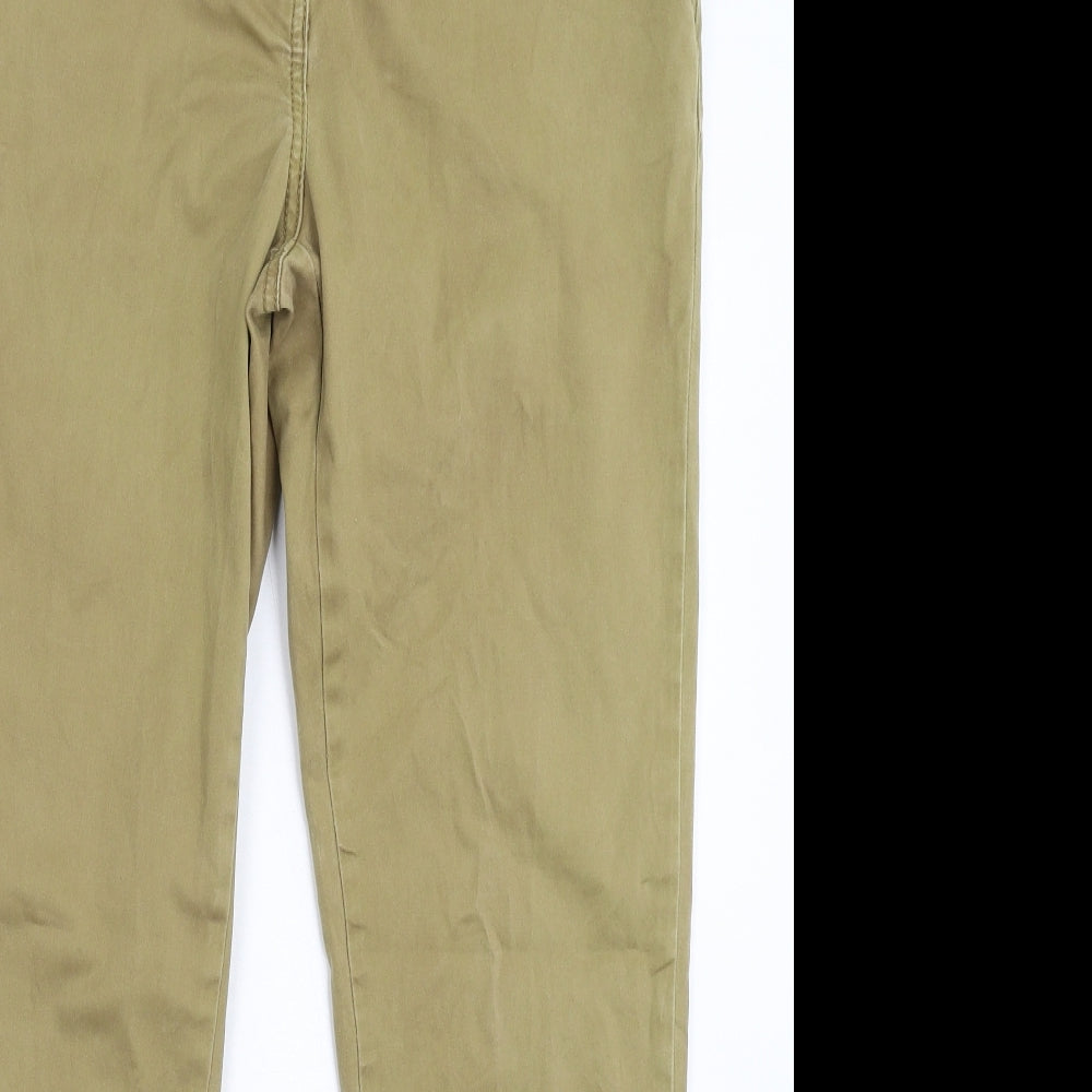 NEXT Womens Beige   Chino Trousers Size 12 L27 in