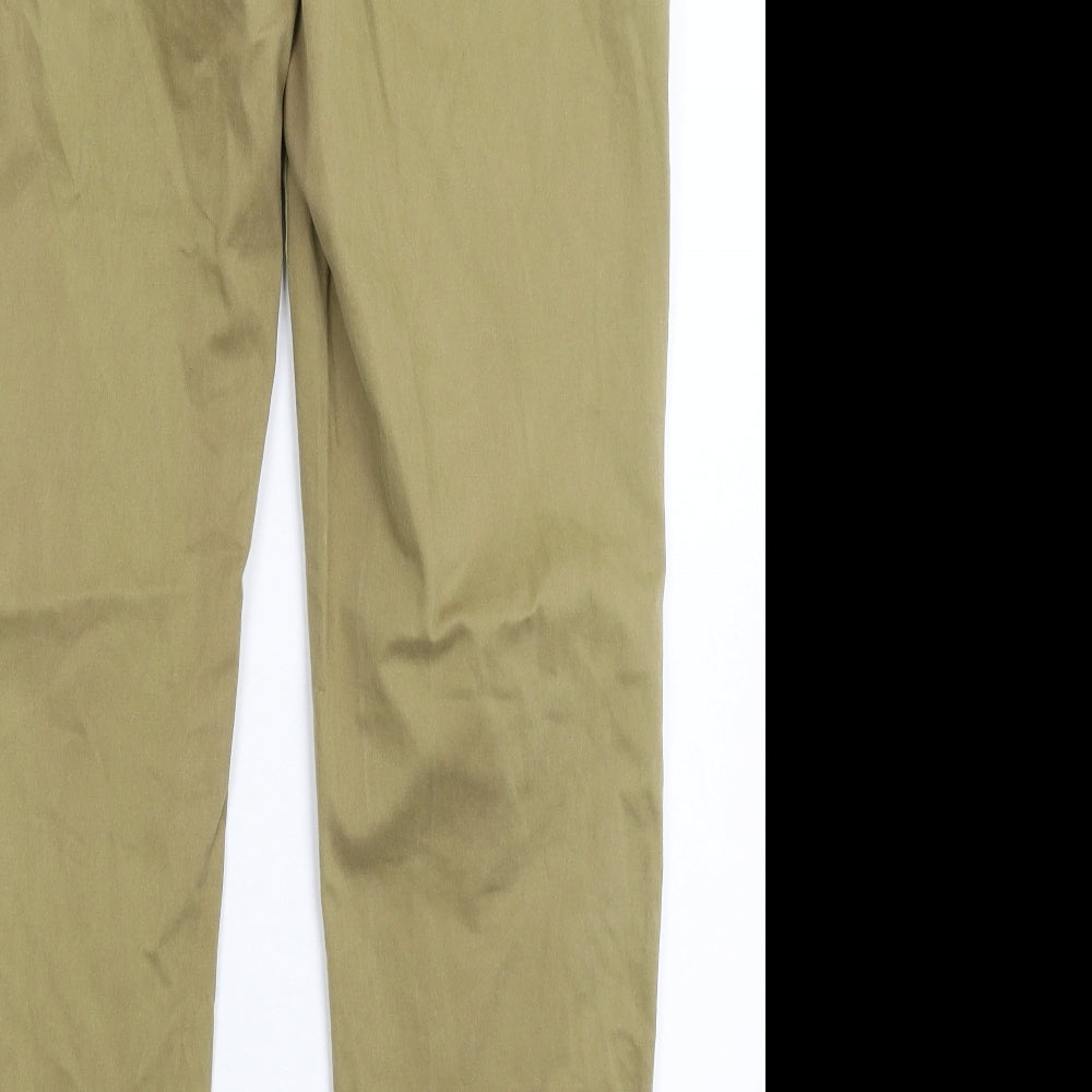 NEXT Womens Beige   Chino Trousers Size 12 L27 in